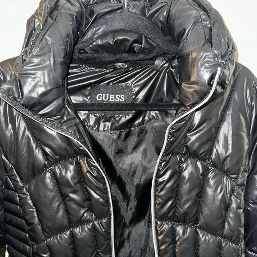 Guess Black Winter Jacket - Picture 2 of 5